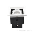 Éclairage Hsong - Lumière LED carrée de bonne qualité AR111 230V 10W 20W Downlight LED COB Spot Fights